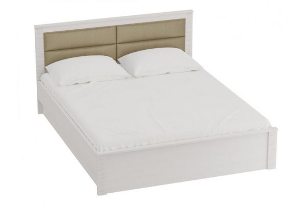 Кровать Элана 1600 с основанием Бодега белая