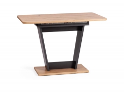 Стол обеденный FOX раздвижной Дуб артисан/Графит