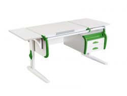 Парта СУТ.25-03-К белый с зеленым