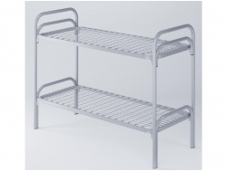 Кровать металлическая двухъярусная П-образная 38/32 1900*700 мм