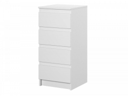 Комод Т-2 четыре ящика Stern Белый