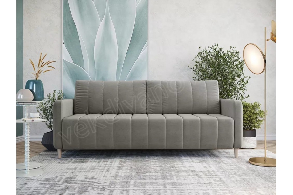 Прямой диван Берген Ultra Grey
