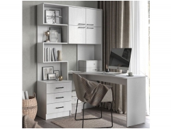 Стол СК Брауни Правый Белый