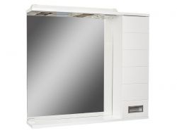 Шкаф зеркало Cube Куб 80 правый