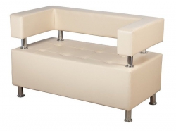 Диван 2х местный Борк Бежевый