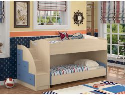 Кровать Дюймовочка 4.2 Голубой