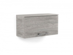 Шкаф-полка Д-9 навесная Денвер Риббек серый