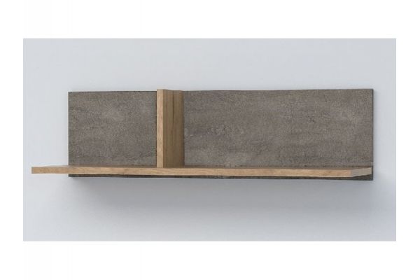 Полка навесная Эго Пл-1 камень темный