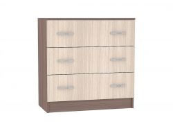 Комод 3 ящика КМ 551-М Басса ясень