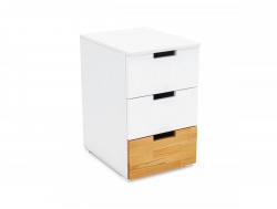 Тумба Svogen с 3-мя ящиками дерево-белый