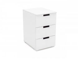 Тумба Svogen с 3-мя ящиками белый