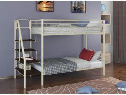 Двухъярусная кровать Толедо слоновая кость-венге