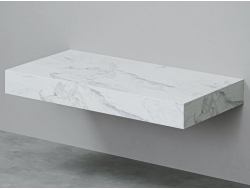 Столешница под раковину Unit белый мрамор